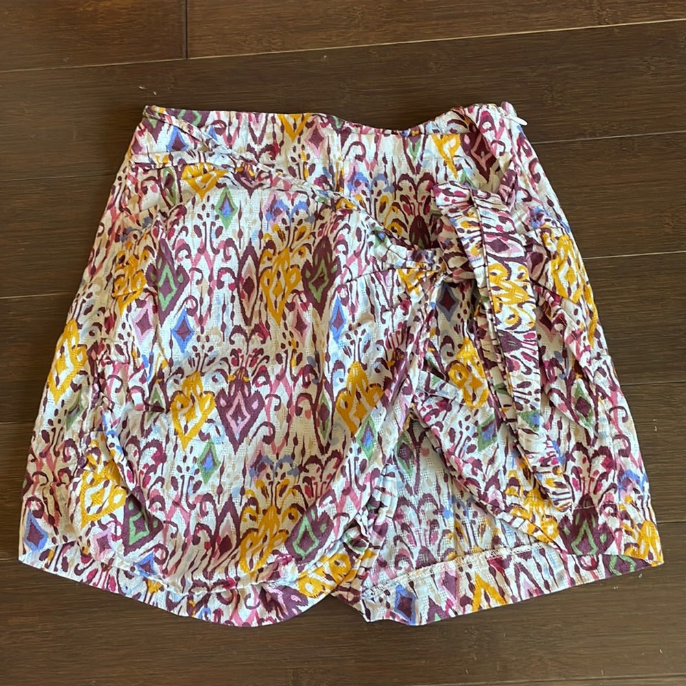 Zara Linen Mini Skirt